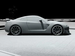 nissan gtr r35 2012 3D Model