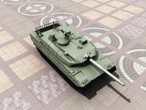 japanese type 10 tank jsdf Modèle 3D