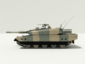 japanese type 10 tank jsdf Modèle 3D
