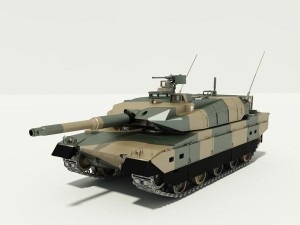japanese type 10 tank jsdf Modèle 3D