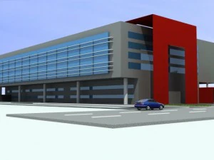 hospital building 3D Model