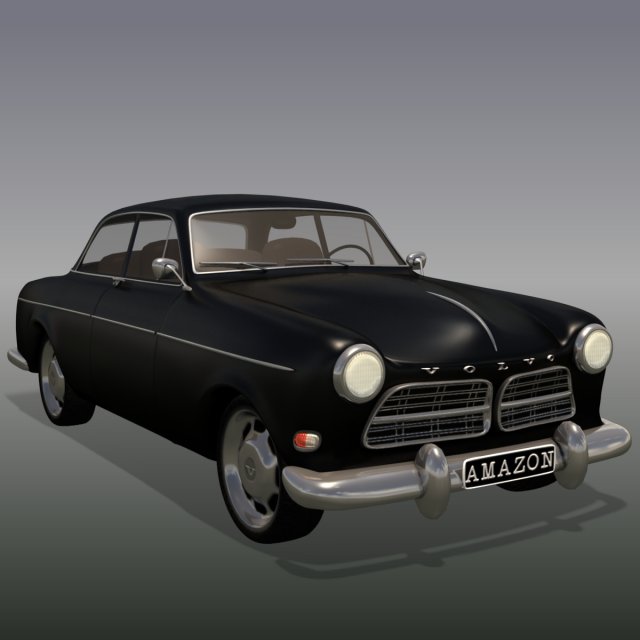 volvo amazon 3D Модель .c4d .max .obj .3ds .fbx .stl .blend 