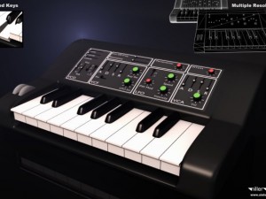 analog synthesizer 3D Model