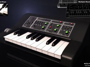 analog synthesizer 3D Model