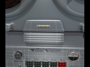 reel tape recoder 3Dモデル