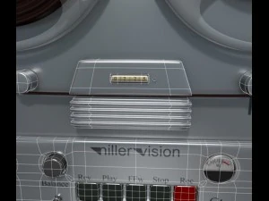 reel tape recoder 3D Model