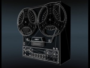 reel tape recoder 3Dモデル