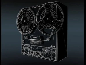 reel tape recoder 3D Model