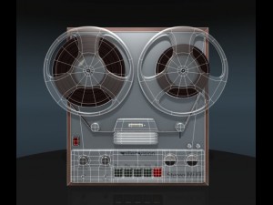 reel tape recoder 3Dモデル