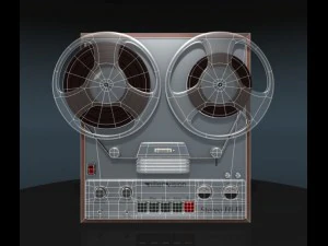 reel tape recoder 3D Model