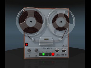 reel tape recoder 3Dモデル