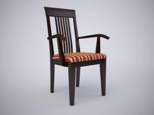 kursi berlengan Model 3D