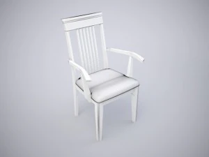 kursi berlengan Model 3D