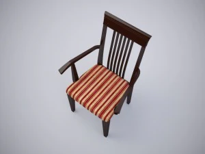 kursi berlengan Model 3D