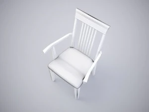 kursi berlengan Model 3D