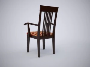 kursi berlengan Model 3D