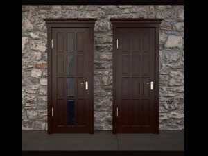 pintu Model 3D