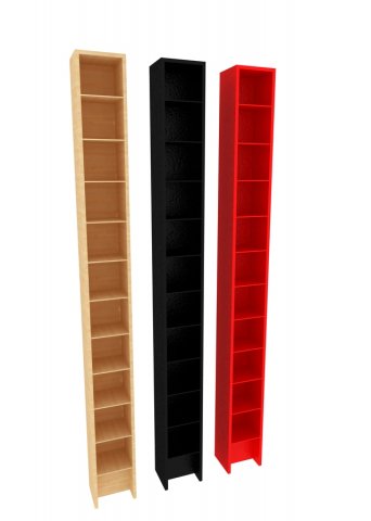 cd shelf 3D Model .c4d .max .obj .3ds .fbx .stl .blend 