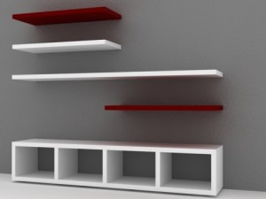tv shelf 3D Model