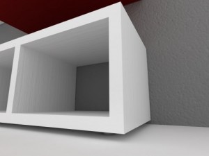 tv shelf Modelo 3D
