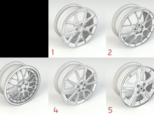 car rims 3D Модель