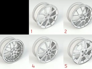 car rims 3D Model