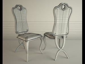 chair 3D मॉडल