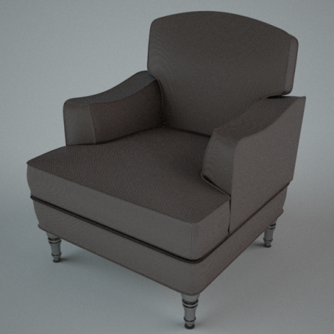 armchair Model 3D .c4d .max .obj .3ds .fbx .stl .blend