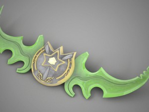 warglaive of azzinoth 3D Модель