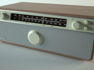 रेडियो 3D मॉडल