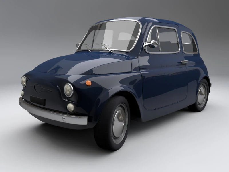 fiat 3D Model .c4d .max .obj .3ds .fbx .stl .blend 