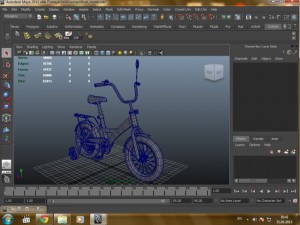 childrens bike 3D मॉडल