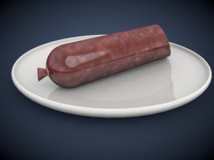 sausage 3Dモデル