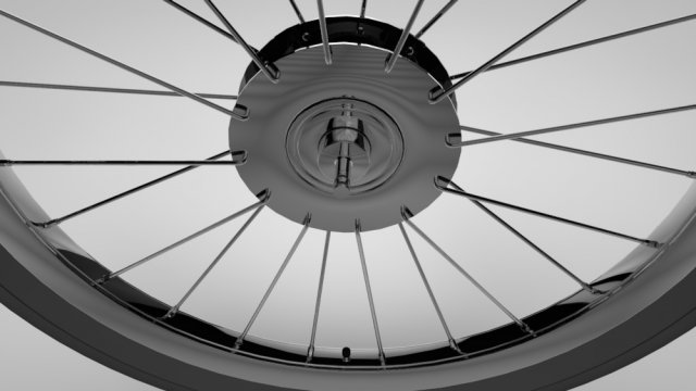bicycle wheel 3D Модель .c4d .max .obj .3ds .fbx .stl .blend 