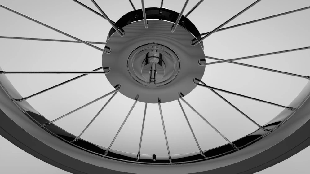 bicycle wheel 3D Model .c4d .max .obj .3ds .fbx .stl .blend 