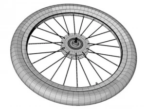 bicycle wheel 3D Model