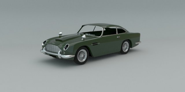 astonmartin db51963 3D Модель .c4d .max .obj .3ds .fbx .stl .blend 