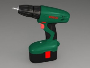 battery screwdriver 3D Модель