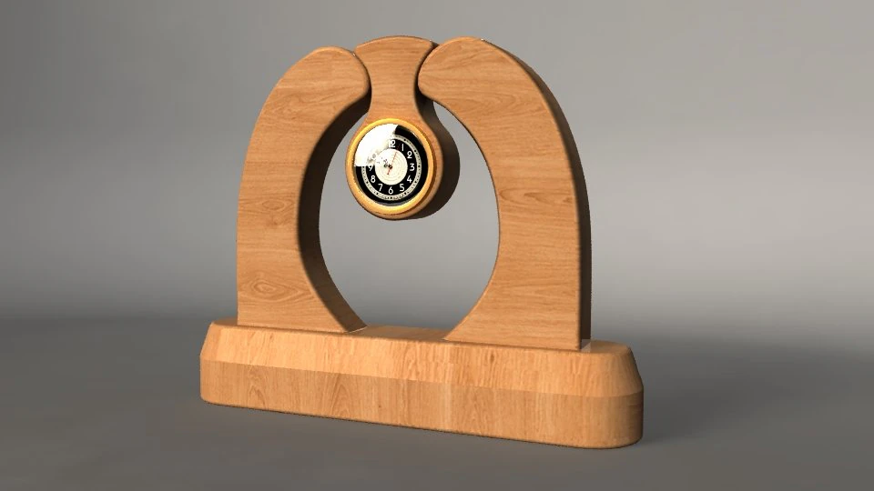 clock 3D Model .c4d .max .obj .3ds .fbx .stl .blend 
