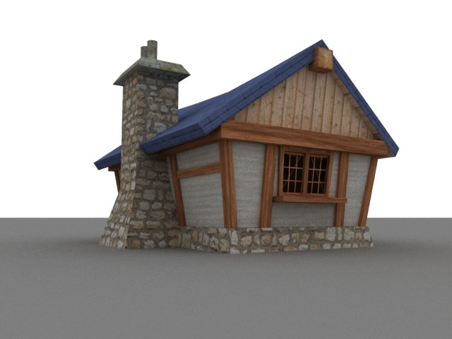 houselp 3D-Modell .c4d .max .obj .3ds .fbx .stl .blend 