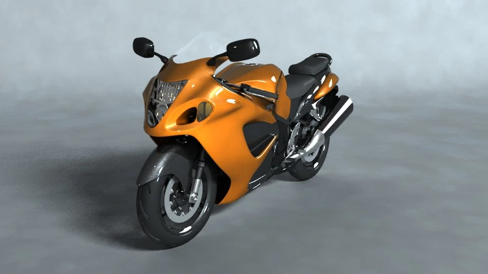 sport bike 3D Model .c4d .max .obj .3ds .fbx .stl .blend