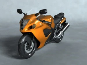 спортивный мотоцикл 3D Модель
