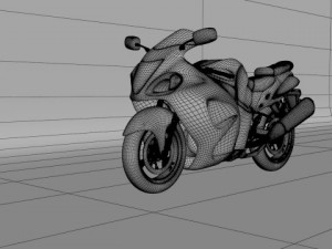 sport bike Modelo 3D