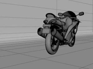 sport bike 3D Model