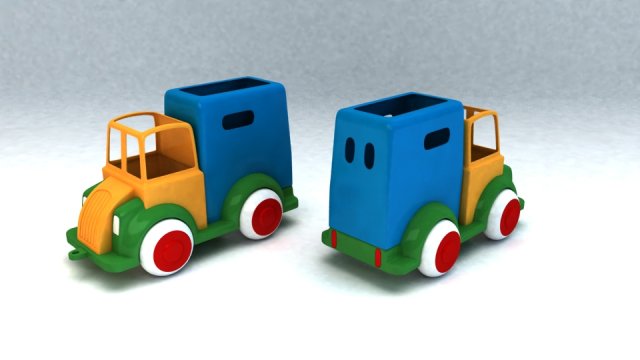toy car 3D Модель .c4d .max .obj .3ds .fbx .stl .blend 