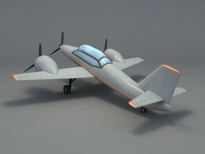 toy airplane Model 3D