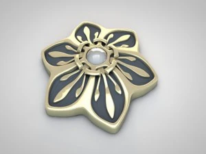 fiore Modello 3D