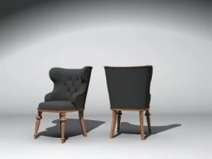 стілець класичний 3D Модель