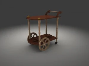 dinner wagon 3D Model