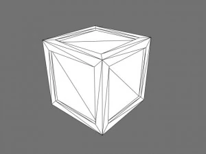 cassa di legno Modello 3D